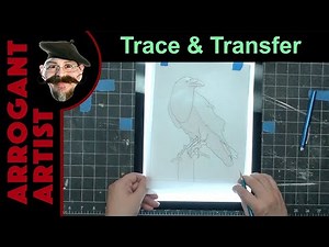 Drawing: Tracing & Transferring To A Canvas Before Painting