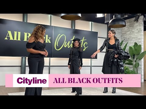 4 rules to follow when styling all-black fall outfits