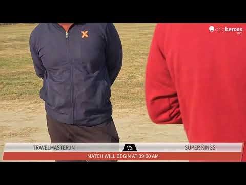 Travelmaster.in vs Super Kings live cricket match | F&F Club Cricket Series - 12 live - GJU Cricket