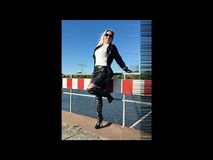 AROLLO genuine leather High Heel Overknees