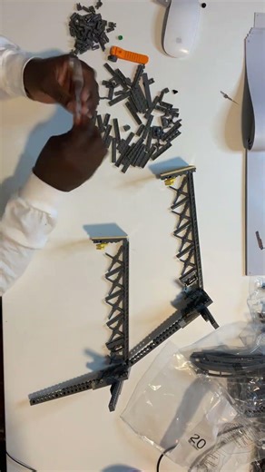 #Lego #Eiffel Tower #Legs #10307 Pt 1 Speed Build | AFOLCyril