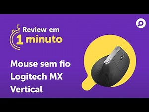 Mouse sem fio Logitech MX Vertical - Análise | REVIEW EM 1 MINUTO - ZOOM