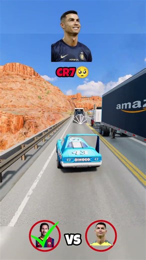 Cristiano Ronaldo vs Messi #beamng #beamngdrive #game #Cr7 #cristiano #messi #ronaldoedit