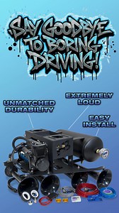 🚨 MAKE EVERY HONK COUNT 🚨 Why rely on a weak factory horn that blends into road noise? Upgrade to a horn that demands attention when it matters most! Why drivers love our horns: ✅ Powerful Train Horn Sound—commands attention instantly ✅ Engineered to Last—designed for extreme durability ✅ Easy Installation—perfect for any vehicle 💵 Savings up to 45% OFF Whether it’s about safety or making a statement, thousands of drivers choose us to be heard loud and clear. It’s your turn—upgrade today! 🏷️