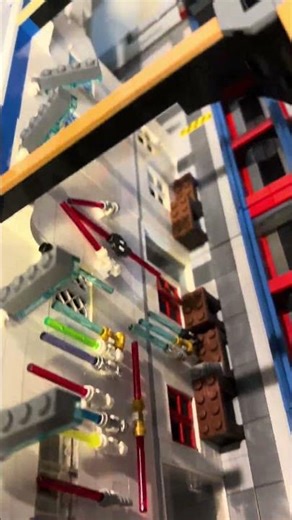 #Lego #MOC Train Depot - without and with roof