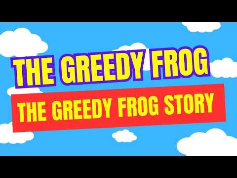 The Greedy Frog Story | Frog Drinks Whole Lake & Learns a Lesson | Moral Story for Kids