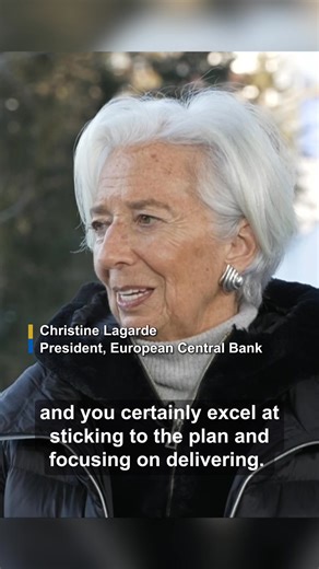 Lagarde: China's Five-Year Plan a model for global growth and domestic demand In an exclusive interview with CGTN, European Central Bank President #ChristineLagarde praised China's long-term planning, highlighting the #FiveYearPlan as a blueprint for disciplined execution. She expressed hope that the plan's focus on boosting domestic consumption would become a reality, helping to reduce imbalances and strengthen global economic integration. #economy | CGTN Frontline
