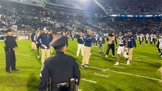 61K views · 2.5K reactions | The brutal scene as James Franklin exits Beaver Stadium following Penn State’s 22-21 loss to Northwestern. UPDATES: basicbluesnation.com/penn-state-foo… #WeAre #PennState | Basic Blues Nation | Facebook