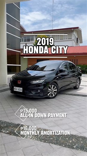 35K views · 324 reactions | Make every family ride extraordinary with 2019 Honda City! A car that delivers style, reliability, fuel-efficiency, space, and comfort. A well-rounded sedan that delivers practicality, modern design, and everyday performance. Available for financing — ₱ퟳퟱ,ퟬퟬퟬ 헗헣 or ₱ퟱퟲퟴ,ퟬퟬퟬ for straight cash! #CrownMotorCars #HondaCity #SmartChoice | Crown Motor Cars | Facebook