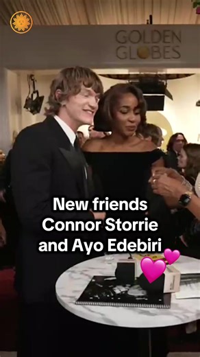 Connor Storrie and Ayo Edebiri Shine at the Golden Globes