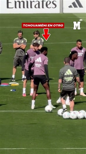 Valverde y Tchouaméni, separados en su primer entrenamiento tras la pelea I MARCA
