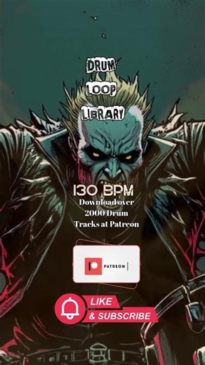 130 BPM Driving Alternative Groove For Practice and Jamming #Shorts