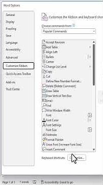 How to Change font using keyboard shortcuts in MS Word