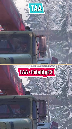 #snowrunner #amd #fidelityfx #sharpening #taa #antialiasing #benchmark #pc #gaming #fps #framerate #lag #graphics #comparison #fxaa #msaa #4x4
