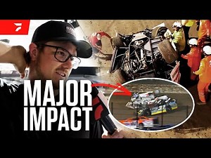 Carson Ferguson Breaks Down Scary Eldora Crash | 2025 Dirt Late Model Dream