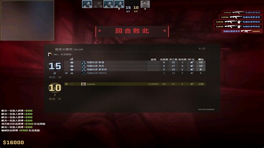 4bot 50回合 丑陋打法 cs2