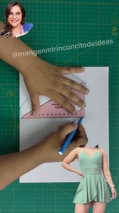 776K views · 25K reactions | Como hacer un Vestido Juvenil en 4 minutos / Mira que fácil #fashion #vestidos #sewing #altacostura #design #costura #videos #sew #coser #costurar #tutorial #tutorialesgratis | Marigen | Facebook