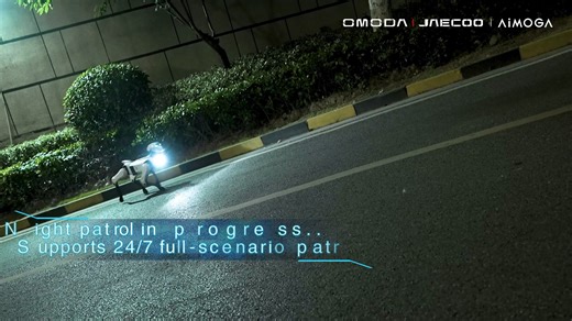 108K views · 84 reactions | No one watching at night? Can a robot be your next neighborhood hero? With OMODA&JAECOO, yes. Meet Argos, AiMOGA’s quadruped patrol robot: – Climbs stairs, enters garages, covers blind zones – Sees, follows, responds to voice – 24/7 community patrol  Where should Argos patrol first? #AiMOGA #Argos #OmodaJaecoo | Omoda&Jaecoo Global | Facebook