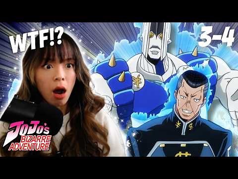 The COOLEST Stand Yet!? Okuyasu Appears | JJBA Diamond is Unbreakable Ep 3 and 4 REACTION