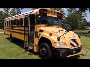 2008 Blue Bird 38 Passenger Handicap Lift School Bus VN3395