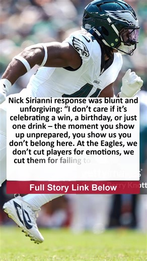 FULL STORY: https://recap.azontree.com/article/eagles-cut-rookie-lb-on-the-spot-after-showing-up-drunk-to-practice-field | Fly Eagles Fly