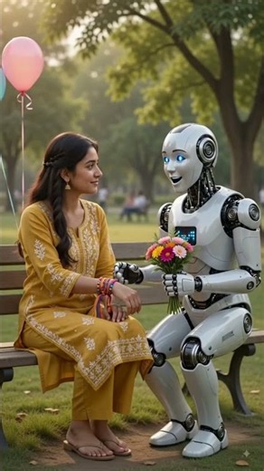 AI Robot Celebrates Friendship Day! 🤖❤️ | Happy Friendship Day 2026 #Shorts