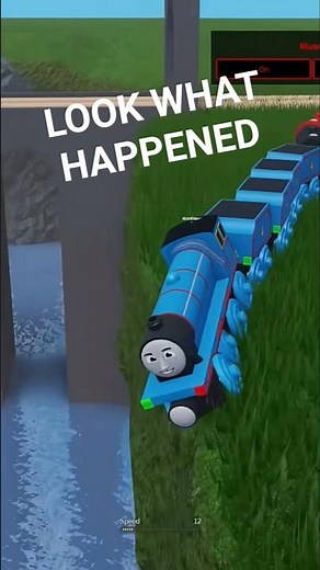 THOMAS AND FRIENDS Crashes Surprises Wooden Railway Alpha Testing #shorts #funny #roblox