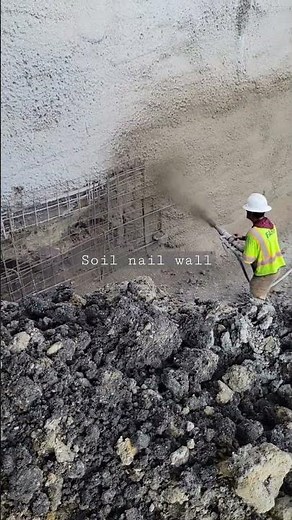 Soil nail wall