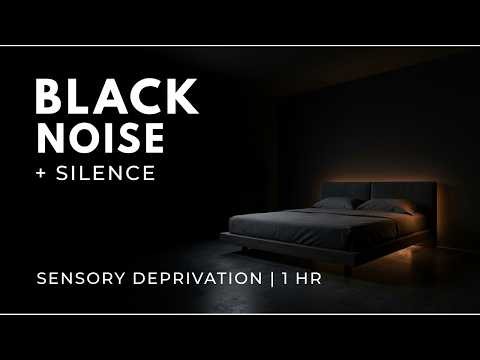 Pure Black Noise | 1 Hour Black Screen | Ultimate Sensory Deprivation