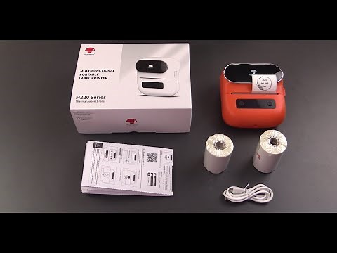 Etikettendrucker Phomemo M220 - Label Writer - Bluetooth Thermodrucker - Android, IOS - TEST