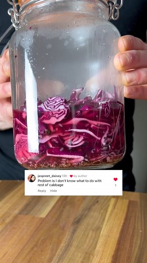 5K views · 31 reactions | How to make Pickled Red Cabbage 塞 | Meals with Max | Facebook