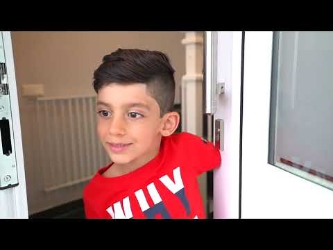 Jason orders Food for Delivery after healthy fruit salad, Funny Pretend Kids Video