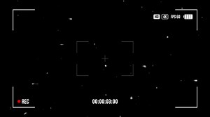 Camera recording screen overlay. Camera recording overlay on black background. Recording frame, screen Recording, Recording effect and live Recording. Full HD