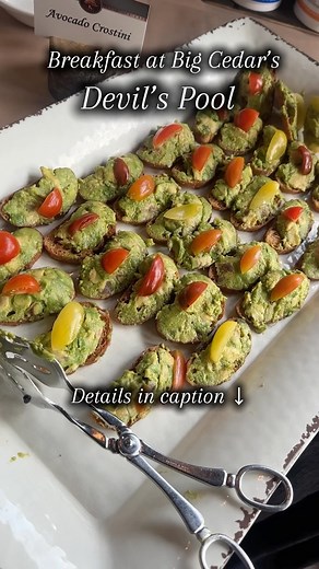 Devil’s Pool is one of my favorite places to eat, and the breakfast does not disappoint! 🥐🤩 Breakfast Buffet 🥞🍳 Adults $22.98 Kids 12 and under $12.98 Bottomless Bloody Mary’s & Mimosas $14.99 🥂 Open Daily Breakfast 7-12 Lunch 12-2 Dinner 4-9:30 Devils Pool Restaurant Big Cedar Lodge 612 Devil’s Pool Road Ridgedale, MO 65739 Tag someone you want to go with, and save this video for later! ♥️ #BransonMissouri #best #vacation #breakfast #brunch #placestoeat #BigCedar #DevilsPool #restaurant #S