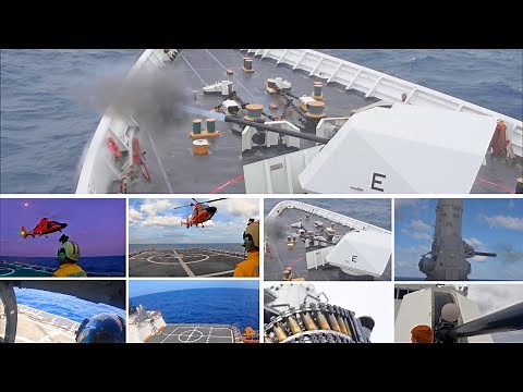 U.S. Coast Guard's Stratton WMSL 752: Western Pacific Gunnery Exercises