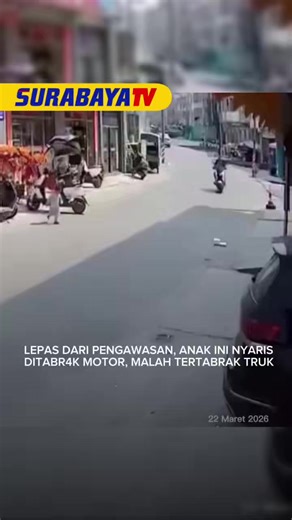 Tiongkok - Sebuah insiden kecelakaan tragis yang melibatkan seorang anak kecil dilaporkan terjadi di wilayah Shantou, Tiongkok. Peristiwa ini menjadi sorotan setelah informasi mengenai kejadian tersebut beredar luas di media sosial. Berdasarkan keterangan yang beredar, anak tersebut berada di area dekat jalan raya tanpa pengawasan orang dewasa. Sebelum insiden utama terjadi, korban disebut sempat berada dalam situasi nyaris tertabrak oleh sepeda motor yang melintas di lokasi. Namun, tidak lama s