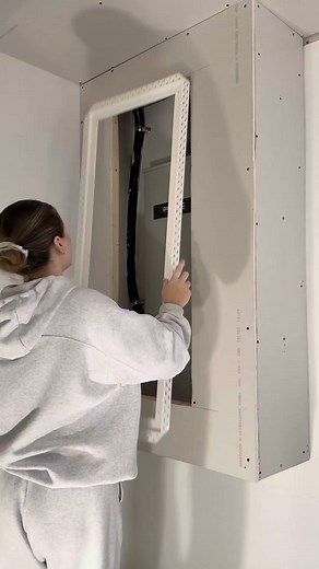 22K views · 50 reactions | Hiding utilities without losing function? This is how you do it.  An access panel that sits flush, blends right in, and keeps everything looking clean and intentional . Such a small upgrade, but it makes the whole space feel more finished and elevated. If you’re trying to conceal panels without creating clutter, this is the move. VC: thegarbutthouse___ https://qr1.be/6WANJ9 | Fittes | Facebook