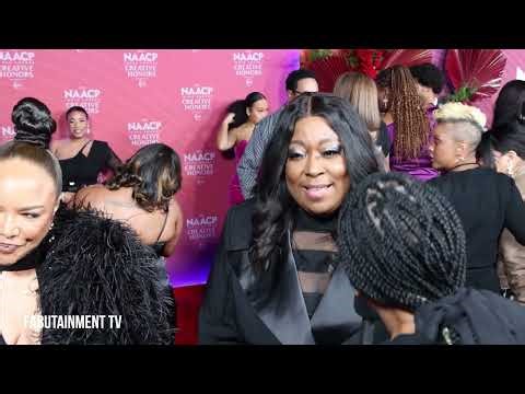 Catching Up With Loni Love on the NAACP Image Awards Red Carpet