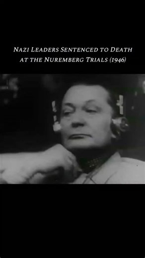 old world Archive on Instagram: "Nazi Leaders Sentenced to Death at the Nuremberg Trials (1946) In 1946, the Nuremberg Trials marked a historic moment in international justice, as senior Nazi leaders were held accountable for the atrocities of World War II. After months of testimony and evidence, the tribunal sentenced key figures of the Nazi regime to death for their roles in crimes against humanity, war crimes, and planning aggressive war. Executed Nazi Leaders: •Joachim von Ribbentrop – Forei