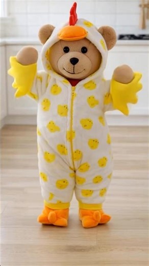 Teddy Celebrates the First Day of Spring with the Chicken Dance 🐥🌸