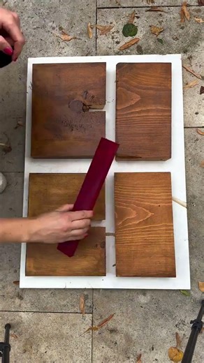 With measurements! 🥳 Super quick DIY stool project ❤️