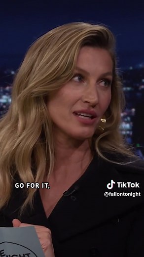 @Gisele Bündchen quizzes Jimmy on Portuguese words that may or may not be related to her new cookbook Nourish, out now! #FallonTonight #TonightShow #GiseleBundchen