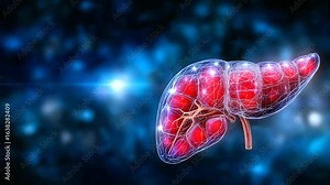 3D Detailed Illustration of Human Pancreas Anatomy Stock Video