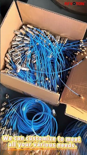 N Female Bulkhead to SMA Male with RG405 Cable#RG405Cable#RFConnector