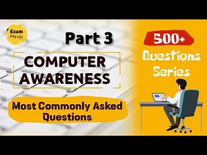 Computer Awareness Part -3 | Bank | SSC | PCS | UGC-NET and other Competitive Exams | ‪@ExamMindz‬