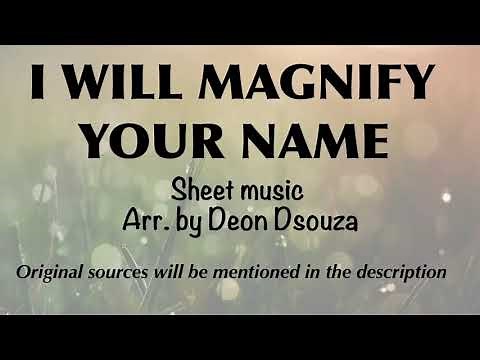 I will magnify your name (Magnificat)