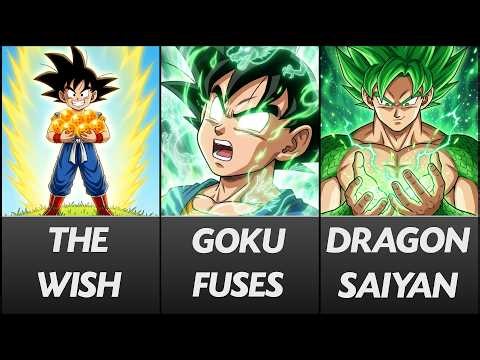 What If Kid Goku Wished to Fuse Himself with Shenron ?