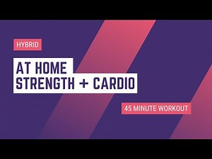 45 Minute Strength & Cardio At Home All Levels Workout With Evolve Fitness