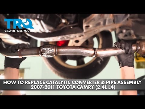 How to Replace Catalytic Converter & Pipe Assembly 2007-2011 Toyota Camry (2.4L L4)