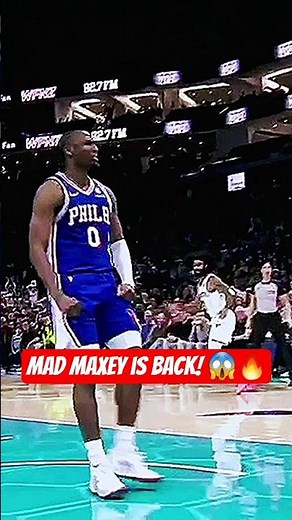 LEAGUE IN TROUBLE. Mad Maxey is Back! 😱🔥 #nba #basketball #nbahighlights